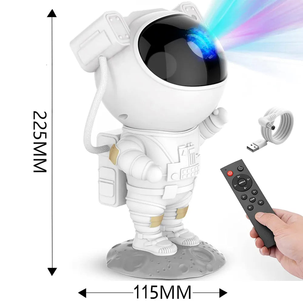 starry sky galaxy projector, astronaut lamp night light 